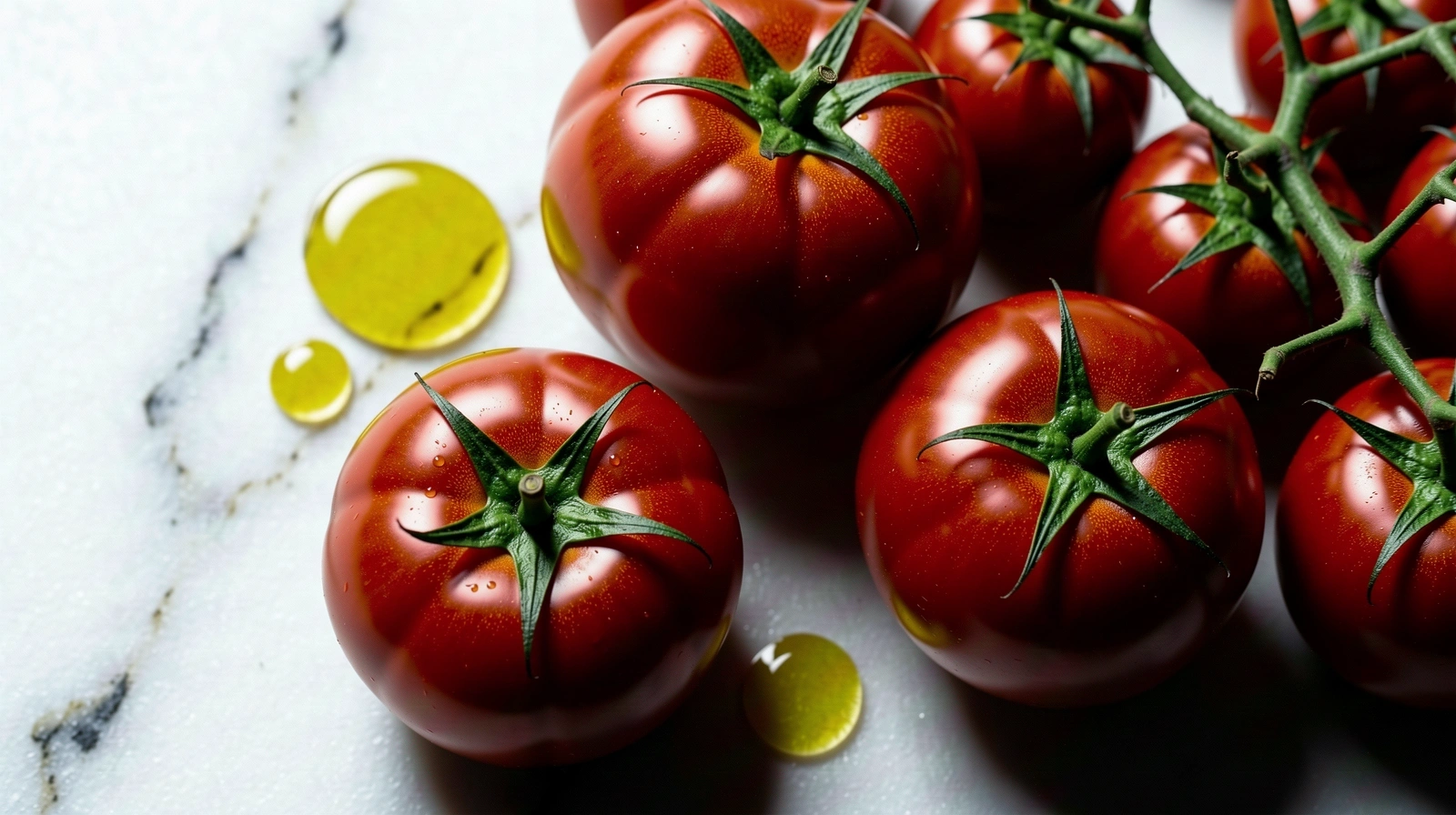 Mediterranean nutritional elements on a clinical surface